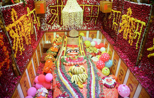 लेटे हुए हनुमान जी